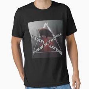 Roger‎ Waters This Is Not a Drill T-Shirt Pink Floyd Tour Graphic Tee Black Sz M
